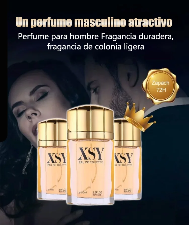 Colonia glamurosa para hombre.