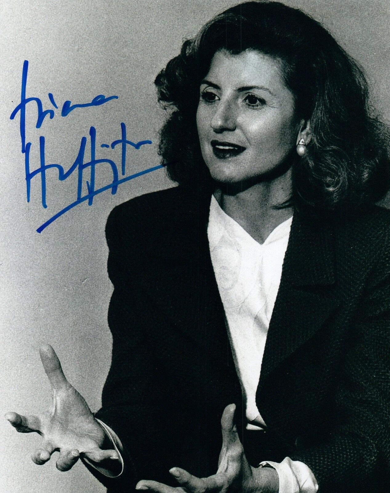 Arianna Huffington Signed Autographed 8x10 Photo Poster painting The Huffington Post COA VD