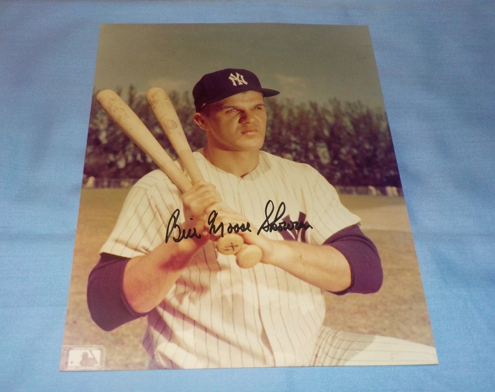 NY Yankees Bill Moose Skowron Signed Autographed 8x10 Photo Poster painting