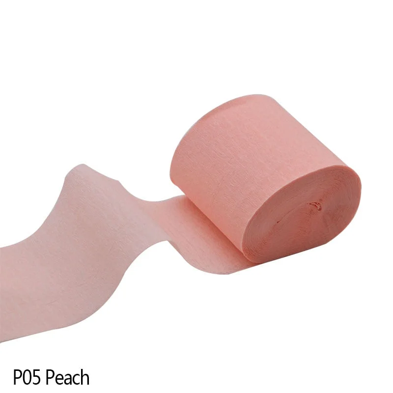 32ft 10m Crepe Paper Streamers DIY Paper Garland Photography Backdrops For Wedding Birthday Party Baby Shower Venue Decoration