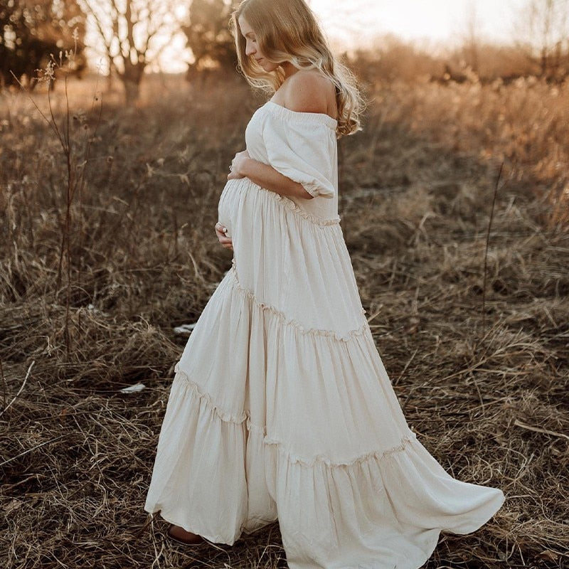 rarove-pregnancy-vintage-boho-clothes-summer-shouldless-floral-pregnancy-photogrpahy-dress-maternity-maxi-gown-dresses-for-photo-shoot