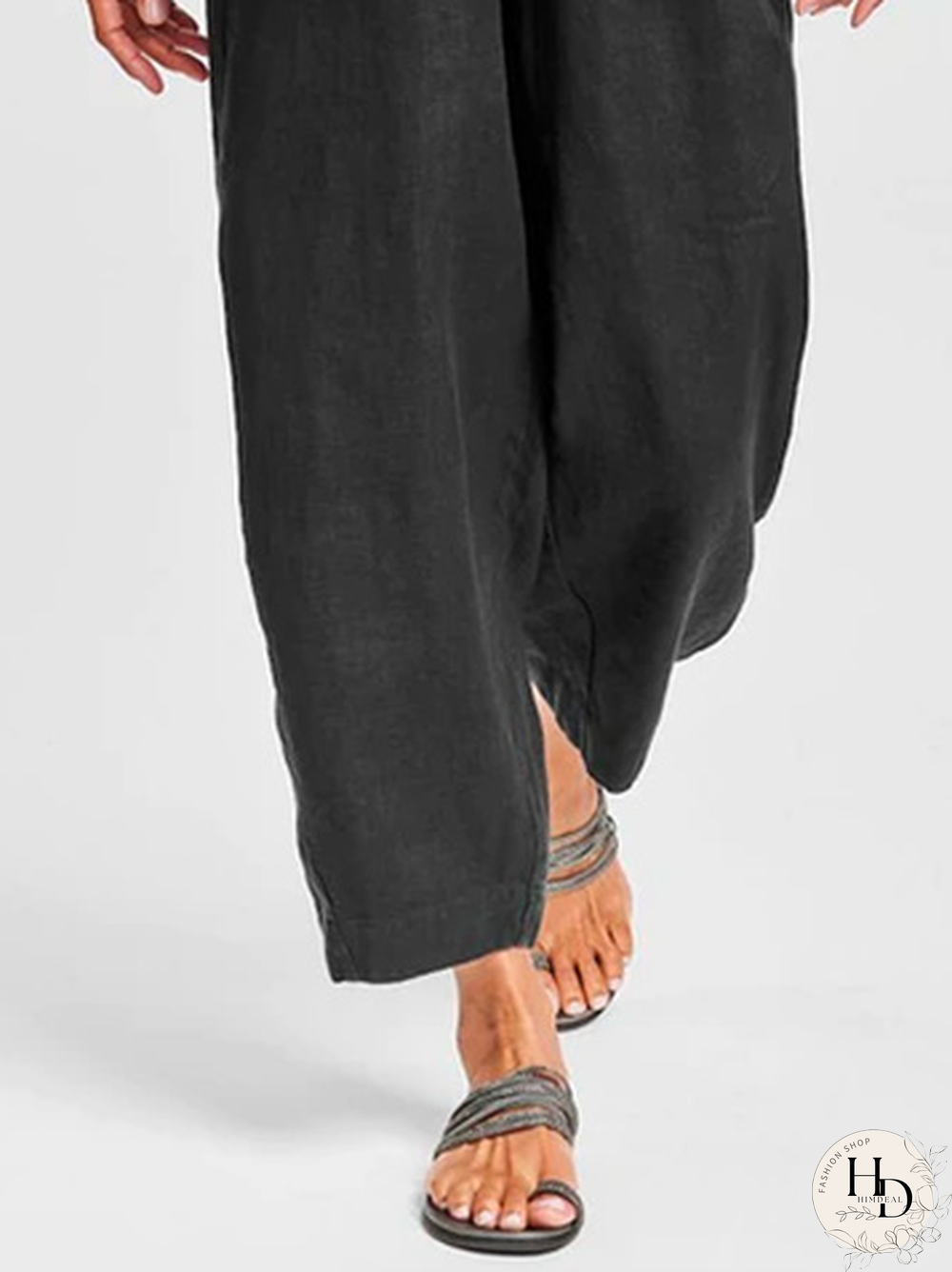 Casual Loosen Solid Pants