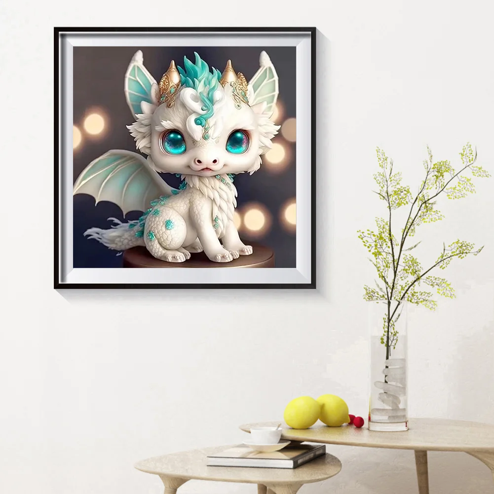 Diamond Painting - Full Round Drill - Dragon(Canvas|30*30cm)