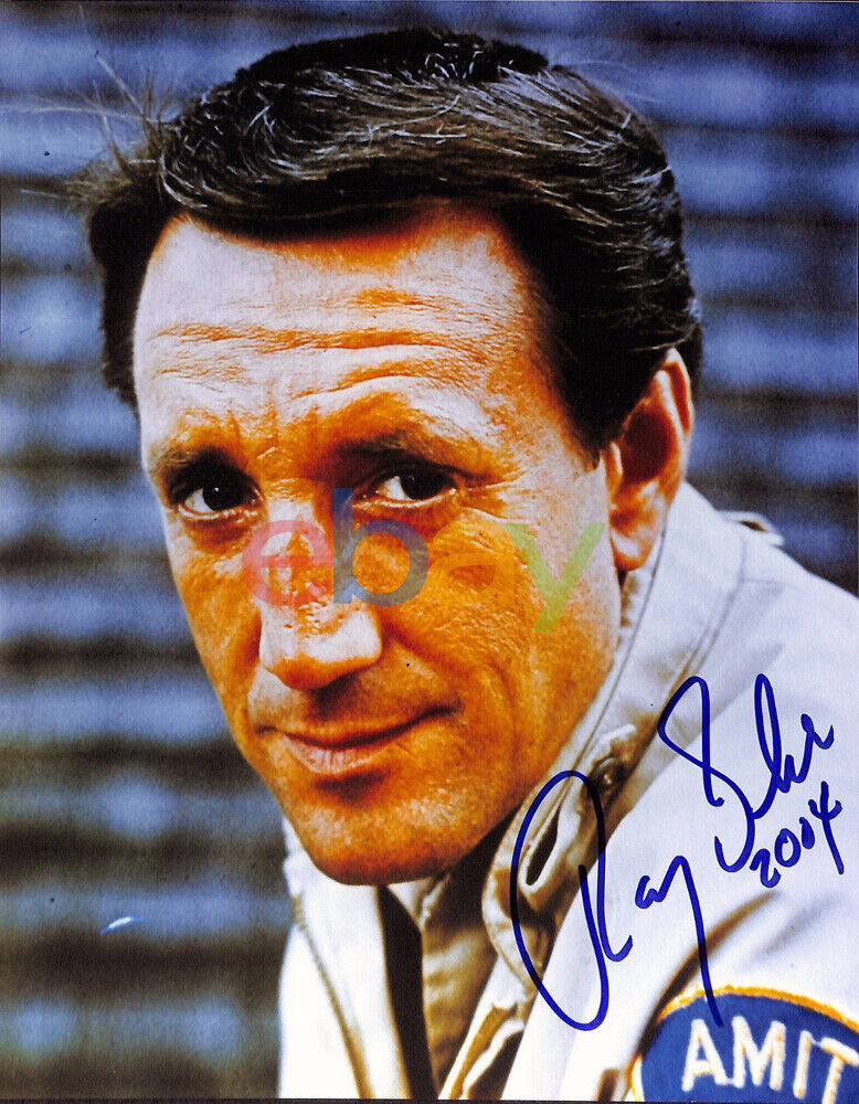 ROY SCHEIDER JAWS CHIEF MARTIN BRODY SIGNED AUTOGRAPHED 8X10 Photo Poster painting reprint
