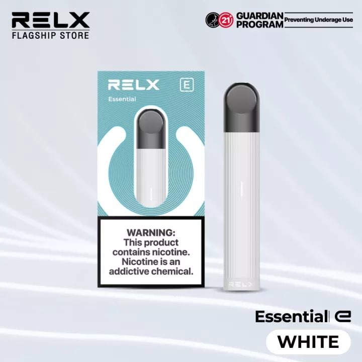 RELX Essential Device-Single Device-White-STD Vape Ecig Original Smart Vape Pen-veexshop