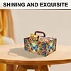 DIY Butterfly Diamond Art Handmade Wooden Storage Box for Desktop Decor
