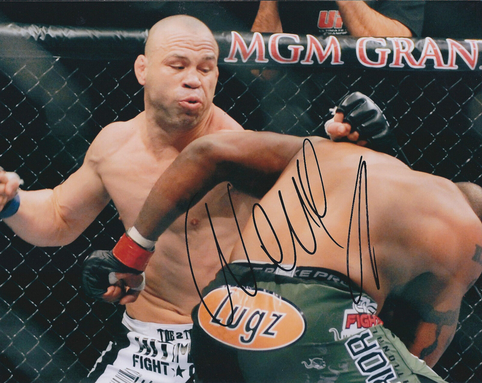 Wanderlei SILVA Signed 10x8 Autograph Photo Poster painting AFTAL COA MMA Grand Prix Champion