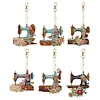 (US Only)DIY Diamond Ornament Decoration Special Shaped 6pcs Sewing Machine Gift for Kids