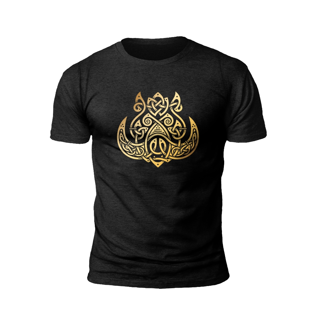 Norse Knot: The Enduring Weave of Fate T-shirt
