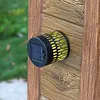 Solar Elegant Flower Wall Lights Waterproof Decorative Pathway Light 7-Color Changing Metal Projector Lamps for Backyards/Patio/Porch