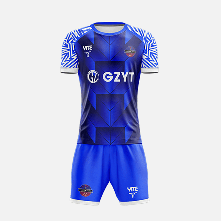 YITE | LZ24-006-BLUE And White Soccer Uniforms