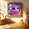 Pink Turtle Special Shaped 5D DIY Partial Drill Diamond Painting Kits for Adults Beginners Home Decor Diamond Dots Paintings Diamond Art Kit 11.81 X11.81inch