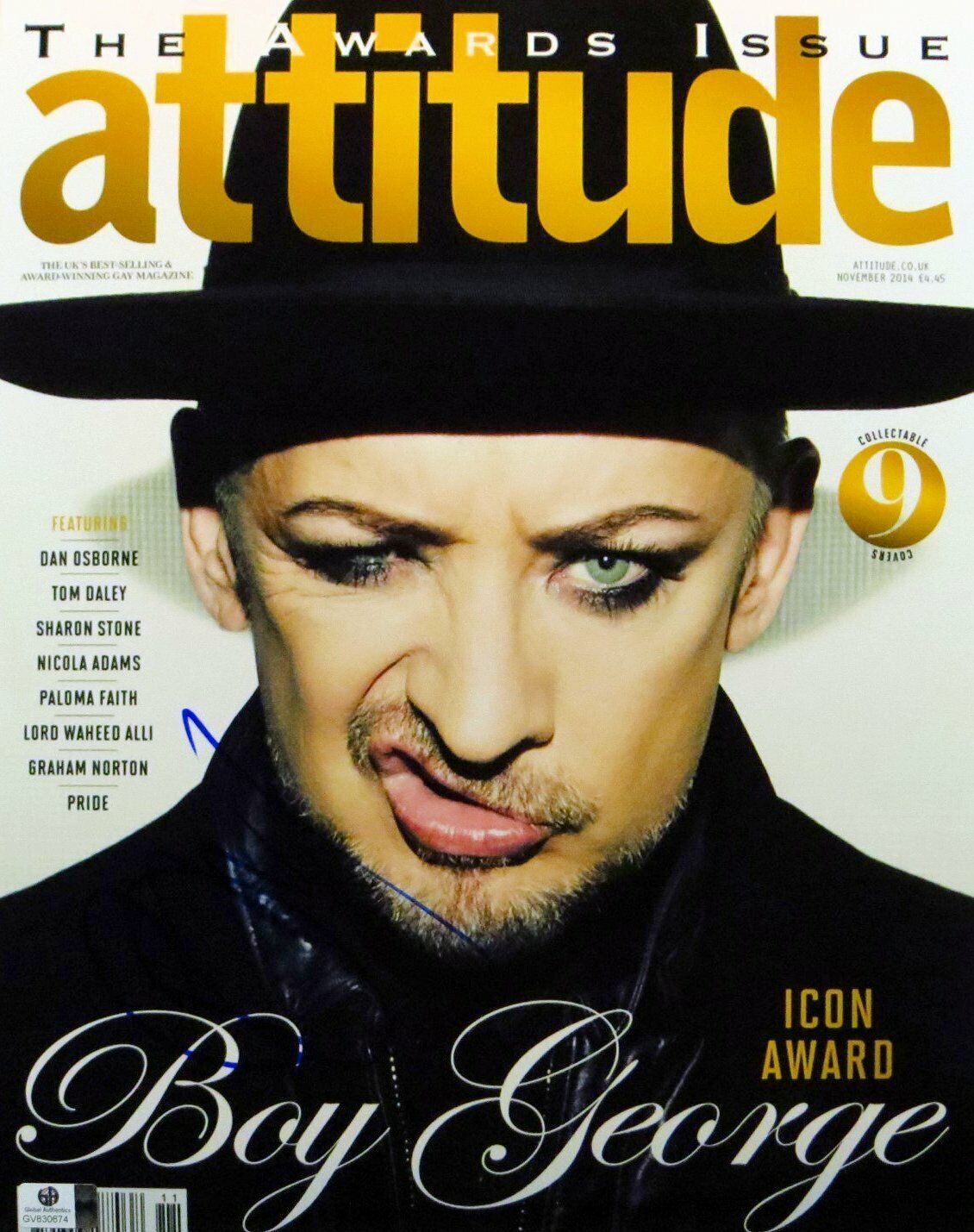 Boy George Signed Autographed 11X14 Photo Poster painting Culture Club Attitude Cover GV830674