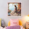 Victorian Girl-14CT Stamped Cross Stitch 50*50cm/19.69*19.69in