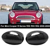 2pcs Black Rear-View Caps Car Accessories for Mini Cooper R50 R53 R52 00-08 Year