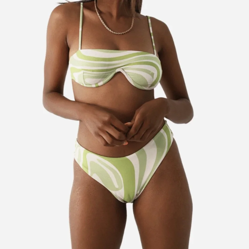 Churchf 2021 New Split Sexy Thoracic Swimsuit Bikini