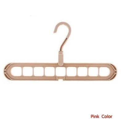Plastic Multi-hole Support clothes hanger circle Drying storage racks Multifunction scarf hangers home clothes storage shelf