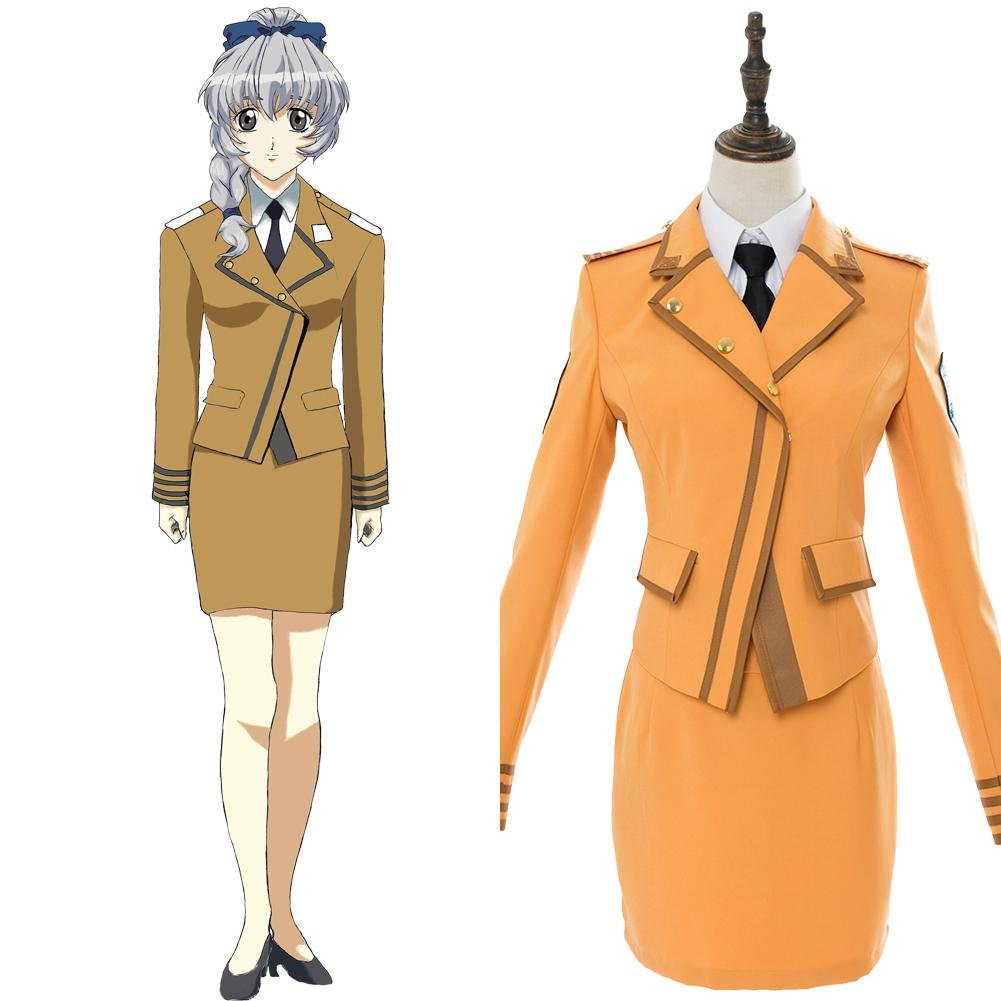 Anime Manga fmp Full Metal Panic Invisible Victory Teletha Uniform Dress Cosplay Costume