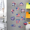 12pcs DIY Diamond Painting American Flag Refrigerator Magnets
