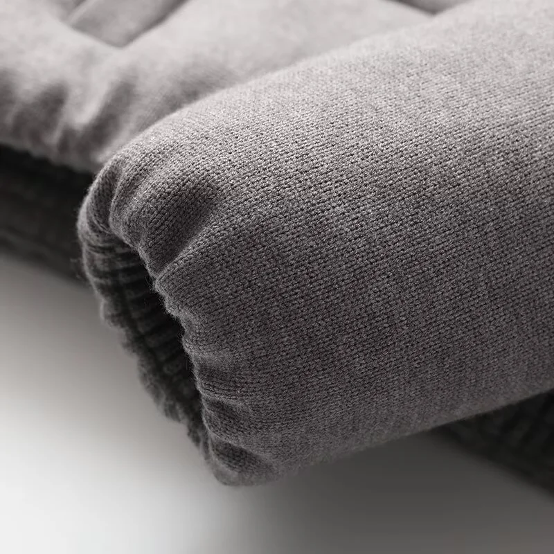 Nigikala Nigikala New Fashion Temperament Women's Knitted Fabric Standing Collar Warm Cotton Suit 6318228