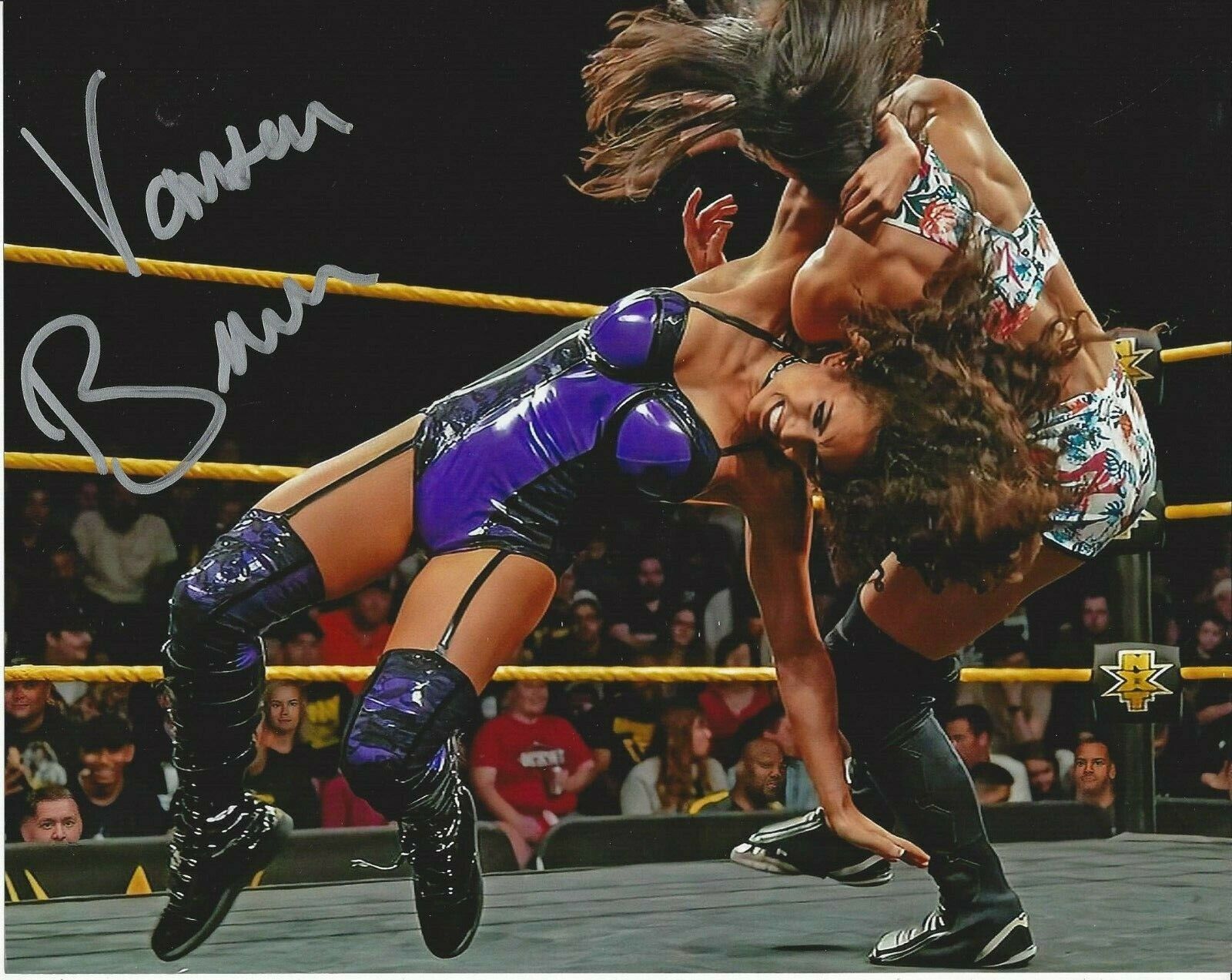 Vanessa Bourne Autographed 8x10 WWE#3