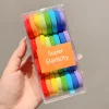32PCS Colorful Elastic Ponytail Hair Bands
