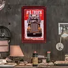 Vecteur Premium | Gros camion - Panneaux en &eacute;tain m&eacute;tallique(20*30cm/30*40cm) - Garage