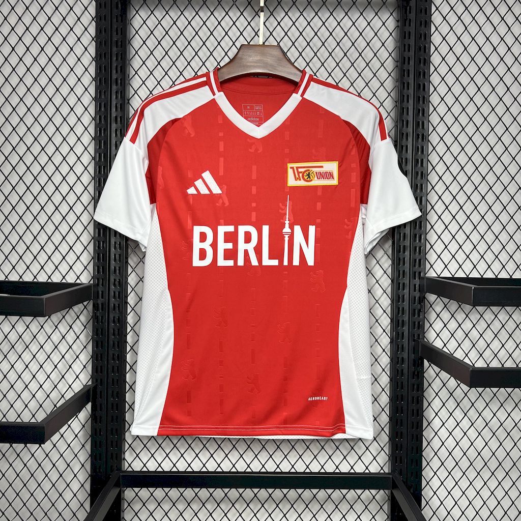 Union Berlin  maillot foot domicile 2024 2025  Maillot De Fou, site maillot de foot pas cher