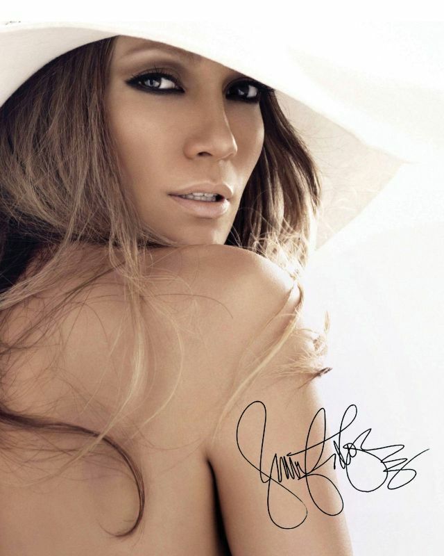 Jennifer Lopez Autograph Signed Photo Poster painting Print