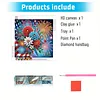 Fireworks Special Shaped 5D DIY Partial Drill Diamonds Dots Gem Art Kits 11.81 X11.81inch Diamond Dots Paintings Diamonds Paintings Gem Art for Adults Beginners Home Decor