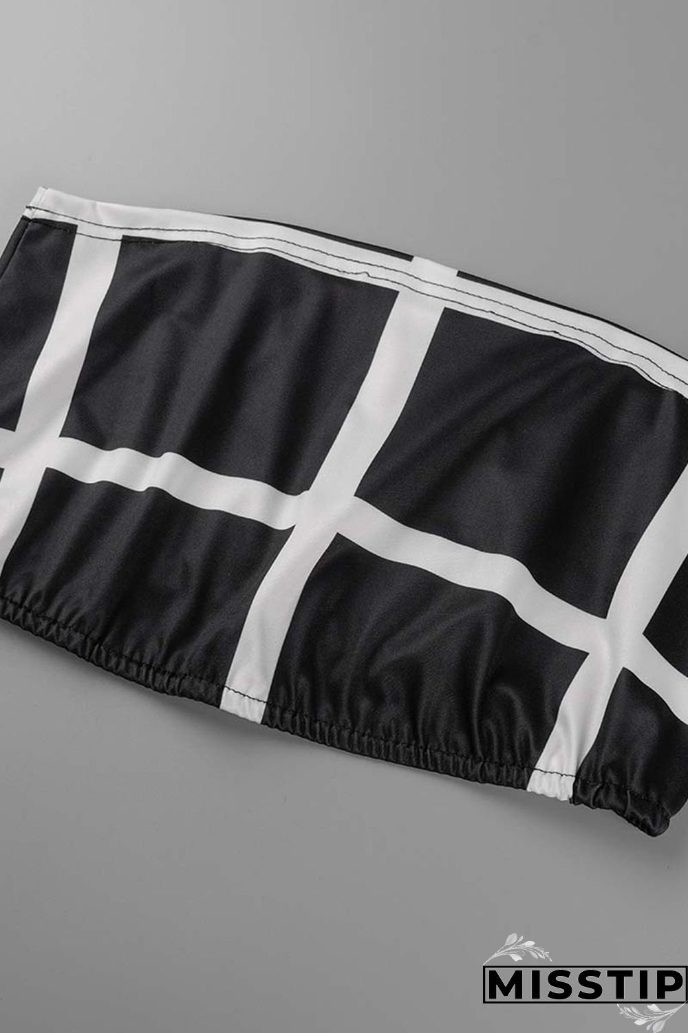 Black Casual Print Patchwork Turndown Collar Long Sleeve Three-piece Set