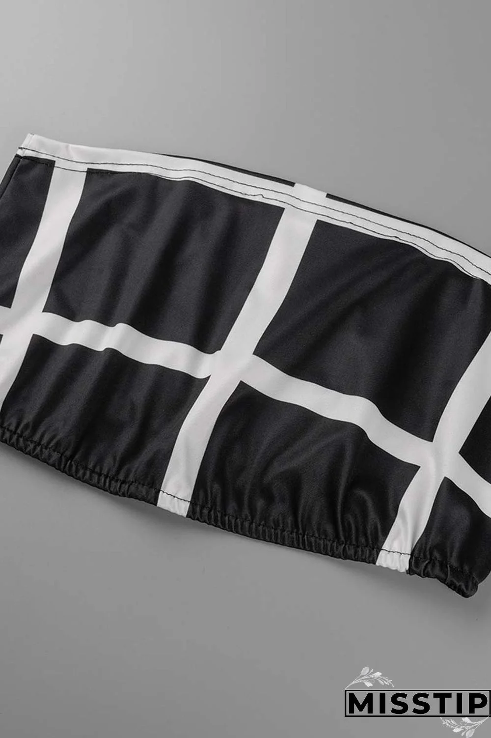 Black Casual Print Patchwork Turndown Collar Long Sleeve Three-piece Set