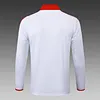 2025/2026 Bayern Munich Half-Pull Training Suit White Football Shirt 1:1 Thai Quality