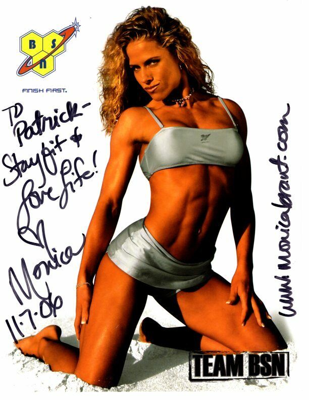 MONICA BRANT Autographed Signed Photo Poster paintinggraph - To Patrick MISS OLYMPIA