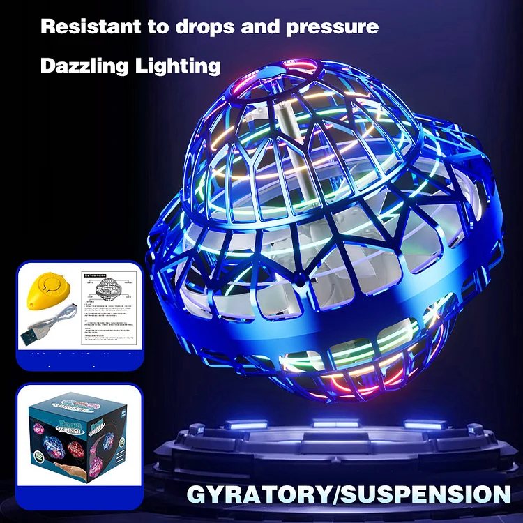 Intelligent Sensor Suspension Luminous Floating Dazzling Swing Ball Children's Toys