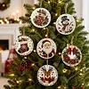 6pcs DIY Pearl Diamond Painting Christmas Tree Hanging Ornaments