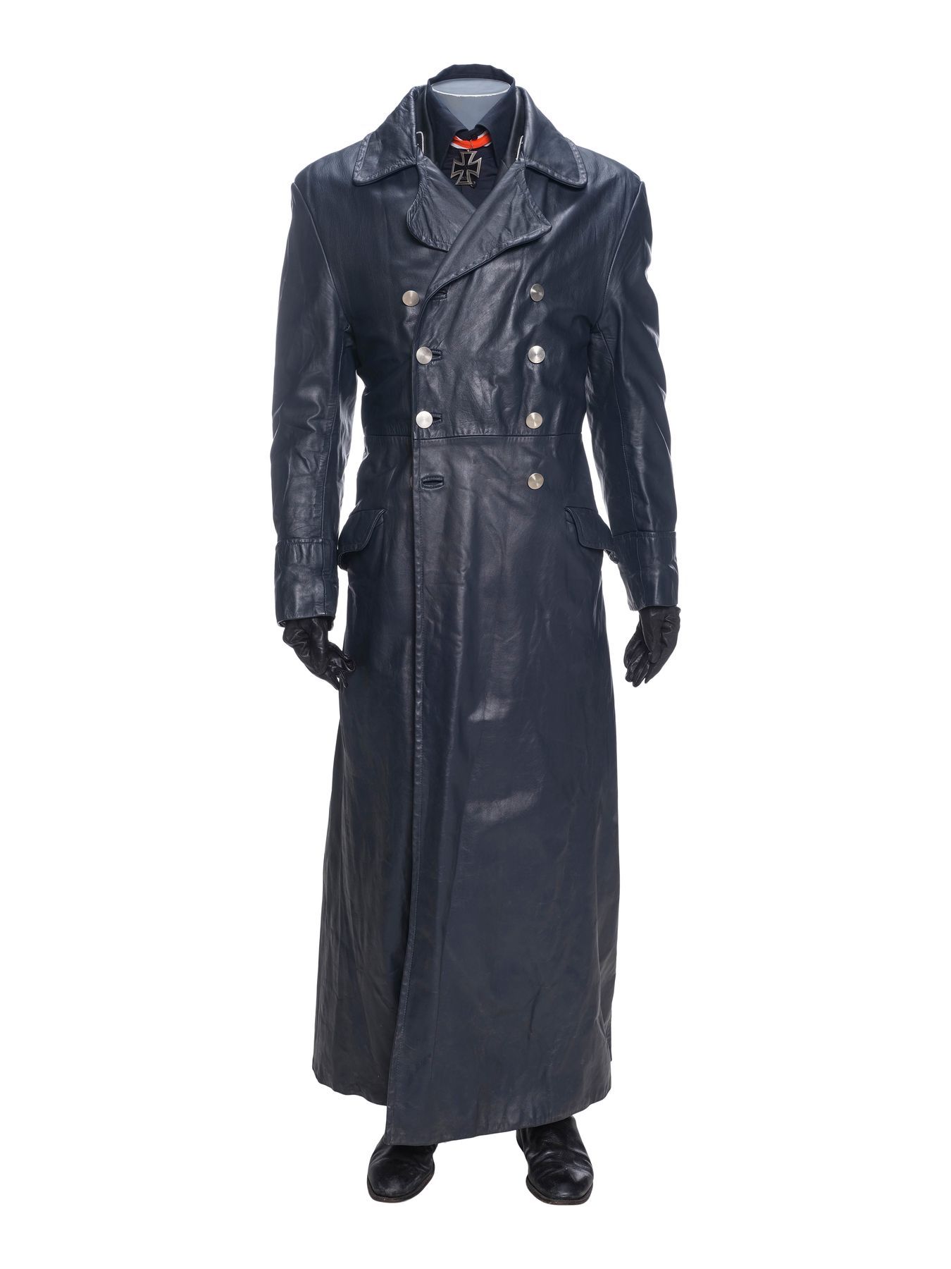 Hellboy 2004 Karl Ruprect Kroenen Black Coat Cosplay Costume
