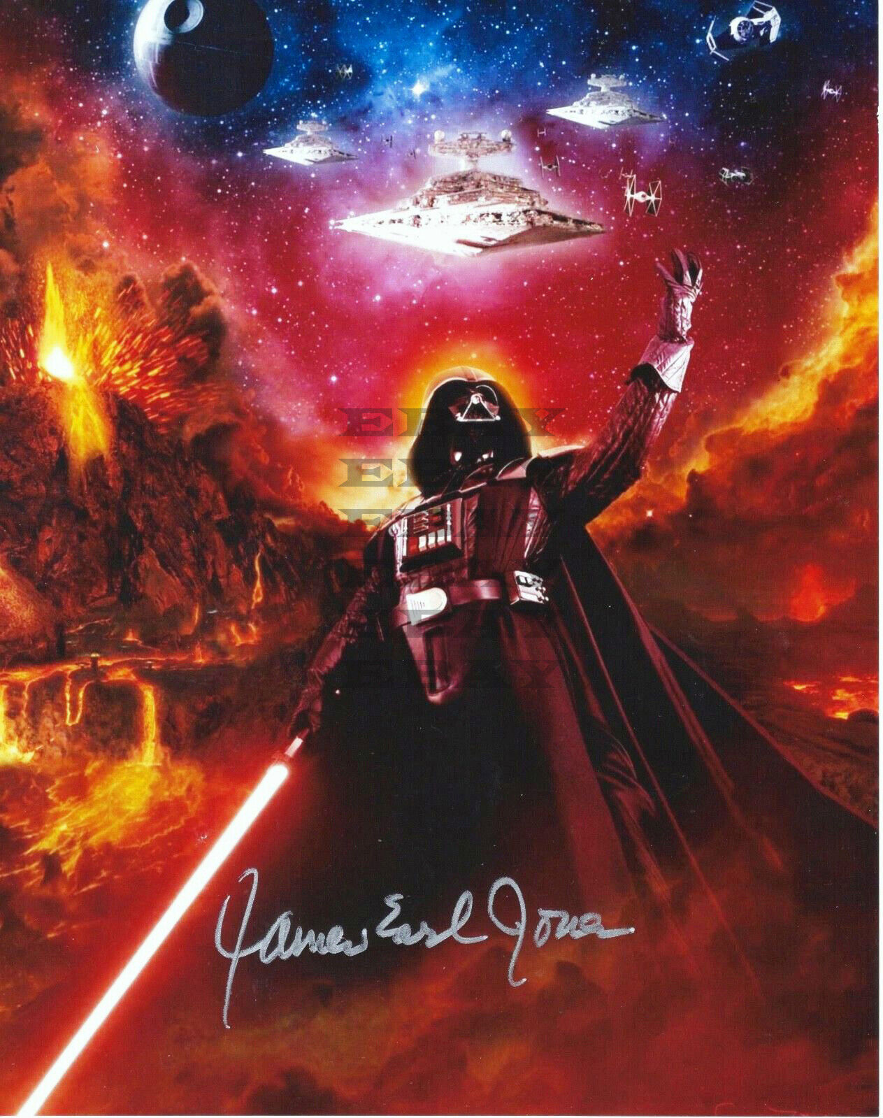 James Earl Jones Vader Star Wars Autographed Signed 8x10 Photo Poster painting Rep