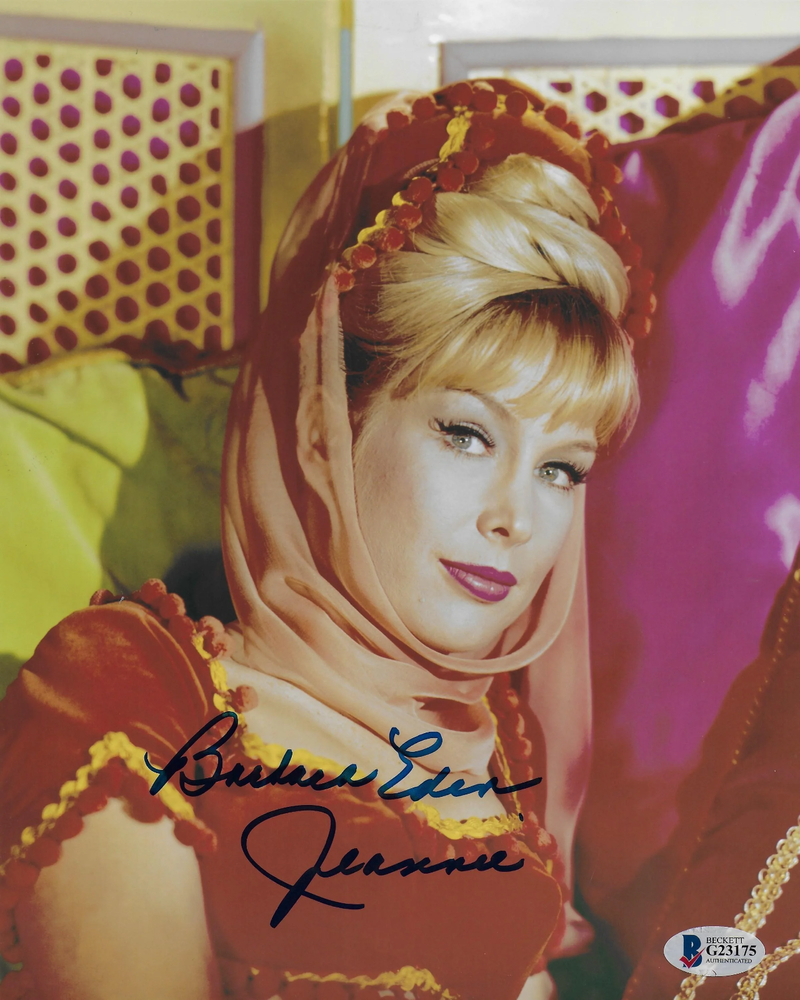 Barbara Eden I Dream of Jeannie Original Autographed 8x10 Photo Poster painting w/Beckett 15