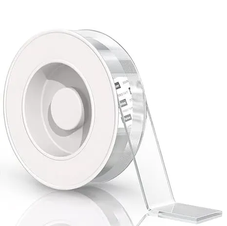 ✨Extra Large Double Sided Tape , Clear & Tough Nano Tape, Multipurpose Mounting Tape 