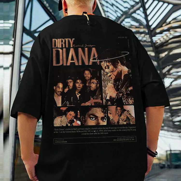 Dirty Diana Printed Men's T-shirt