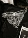 Men's Low Waist Sexy Breathable Leopard Print Briefs