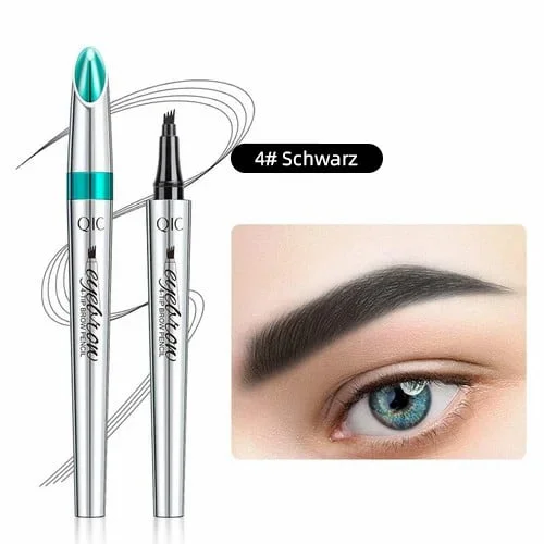 Hochqualitativer 3D wasserfester Microblading Augenbrauenstift mit 4 Gabelspitzen Tattoo Stift
