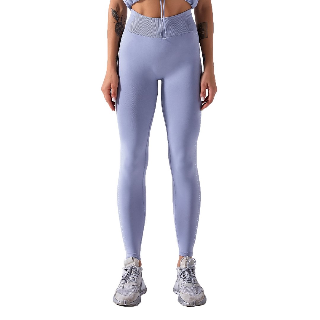Running Yoga Pants Breathable Super Elastic Seamless Exercise Leggings