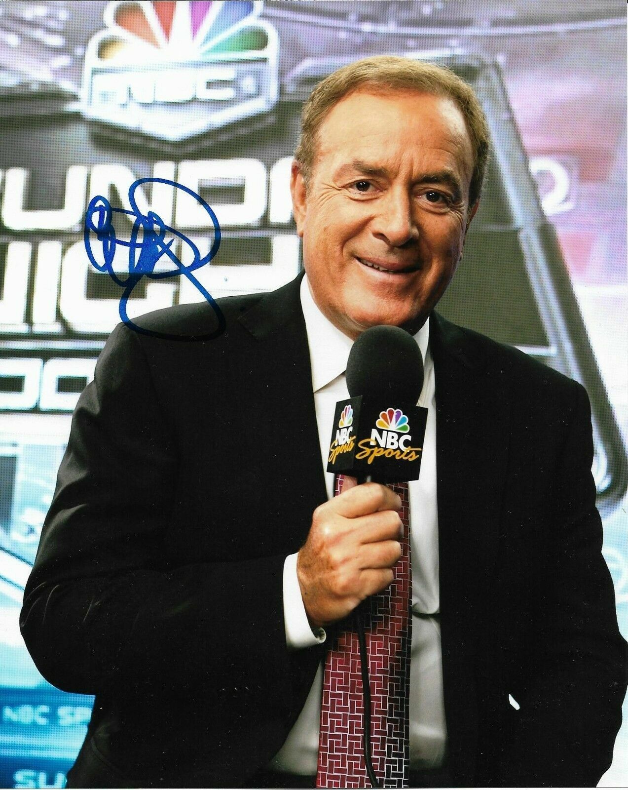 Al Michaels Autographed Signed 8x10 Photo Poster painting ( ESPN NBC Sunday Night FB ) REPRINT