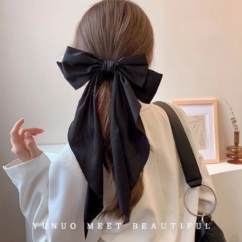 Women’s Sweet Minimalist Bow Knot Cloth Hair Clip