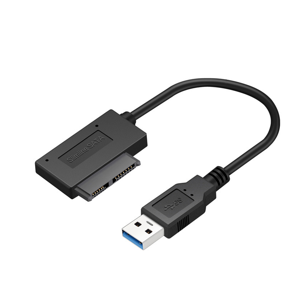 

USB 3.0 SATA Optical Drive Adapter 7+6 Pin 13 Pin Cable for CD DVD CD-ROM, 501 Original