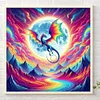 (40*40cm)Dragon - Round Partial AB Drill Diamond Painting