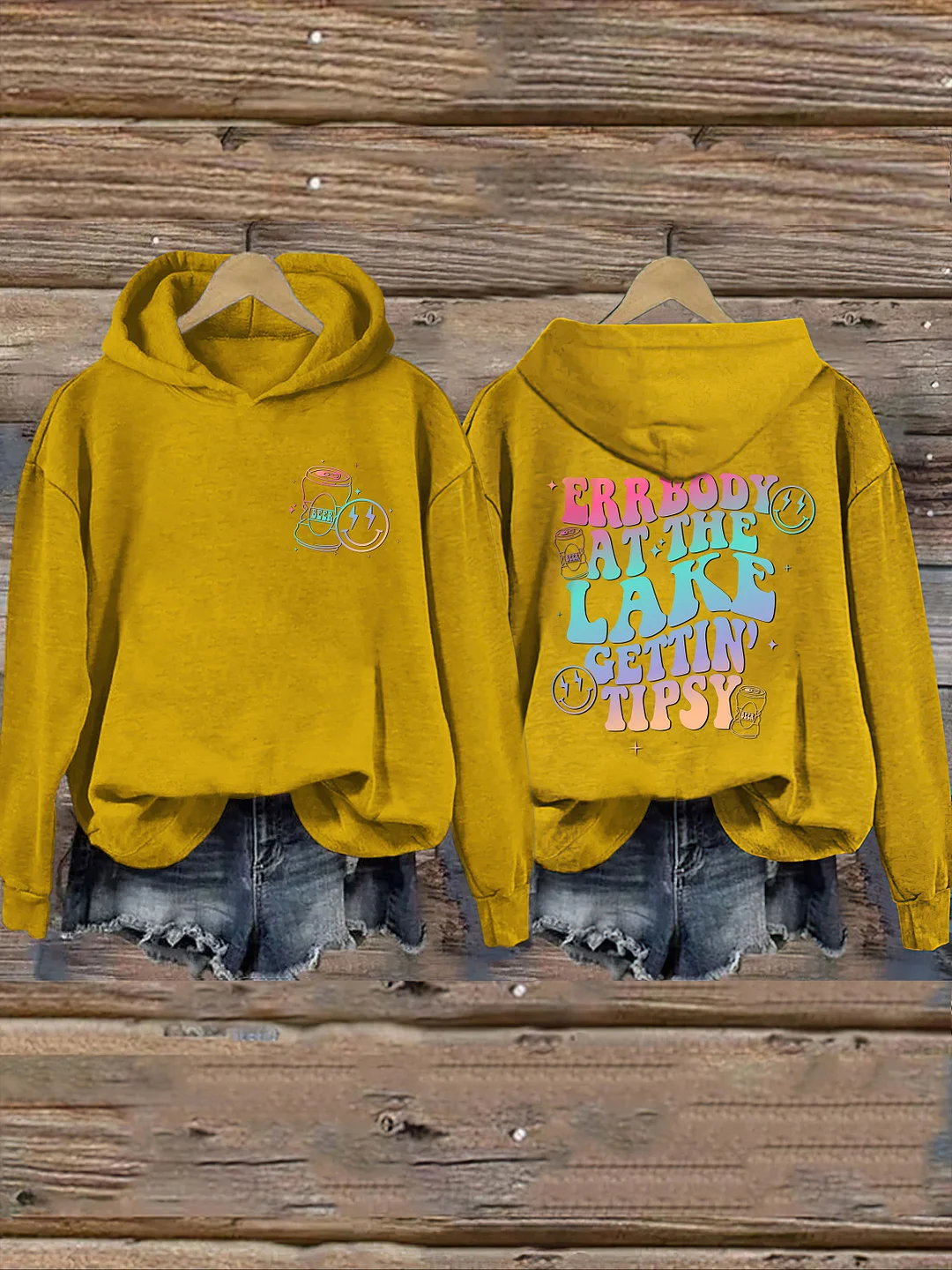 Errbody At The Lake Gettin Tipsy Hoodie