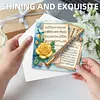 6Pcs Diamond Painting Musical Instrument Greeting Card with Envelopes for Beginner Adult Holiday Gifts